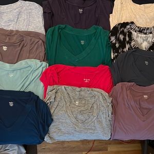 Lot of 12 Mossimo/Target V-Neck T’s